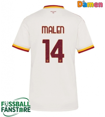 AS Roma Donyell Malen #14 Replik Auswärtstrikot Damen 2026-27 Kurzarm